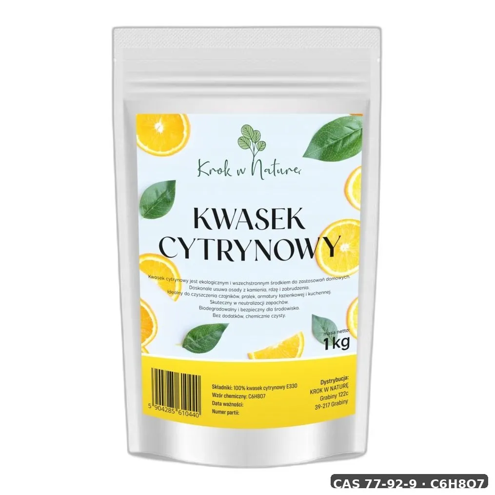 Kwas 2-Hydroksypropano-1,2,3-Trikarboksylowy — CAS 77-92-9 — C6H8O7 — odczynnik chemiczny