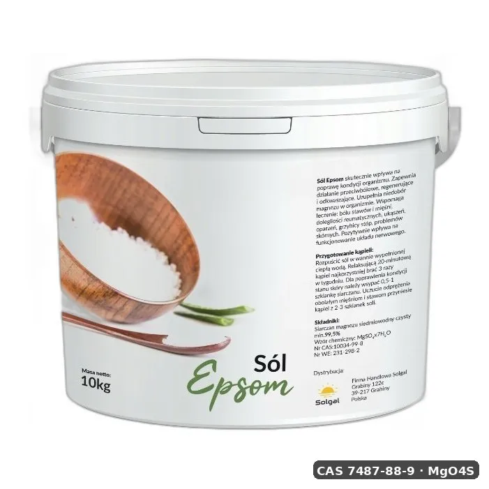 Siarczan Magnezu — CAS 7487-88-9 — MgO4S — odczynnik chemiczny